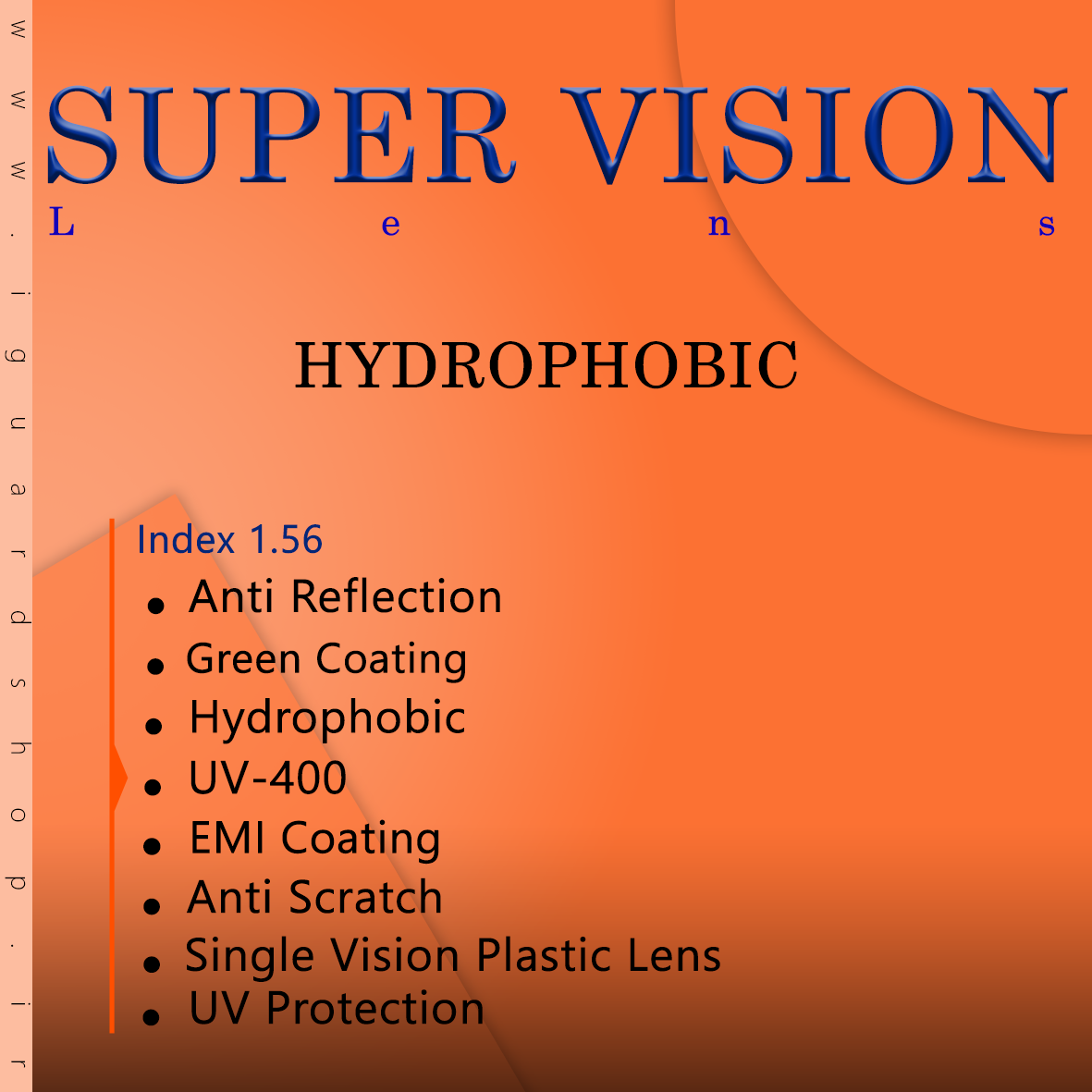 Super Vision هیدروفوبیک 1.56