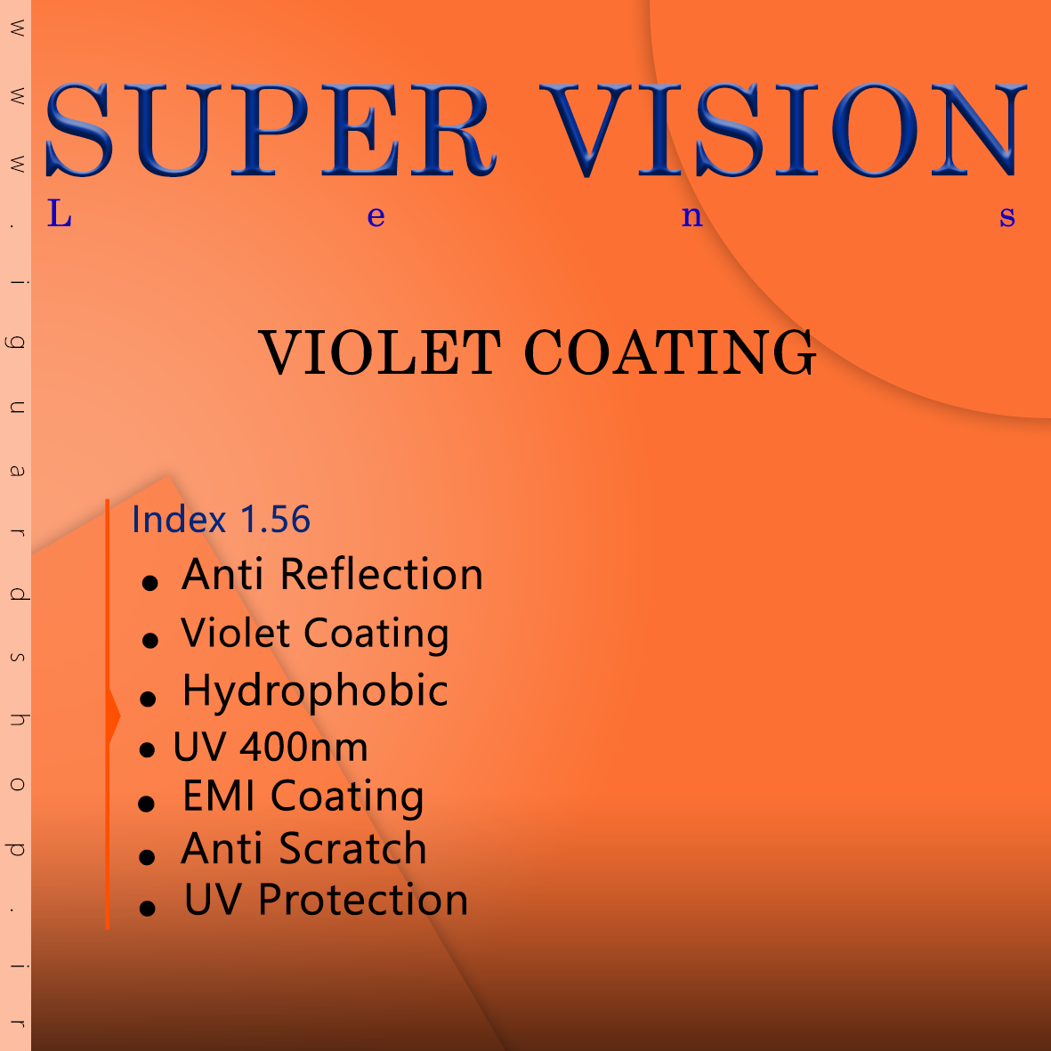 1.56 Super Vision UV400nm