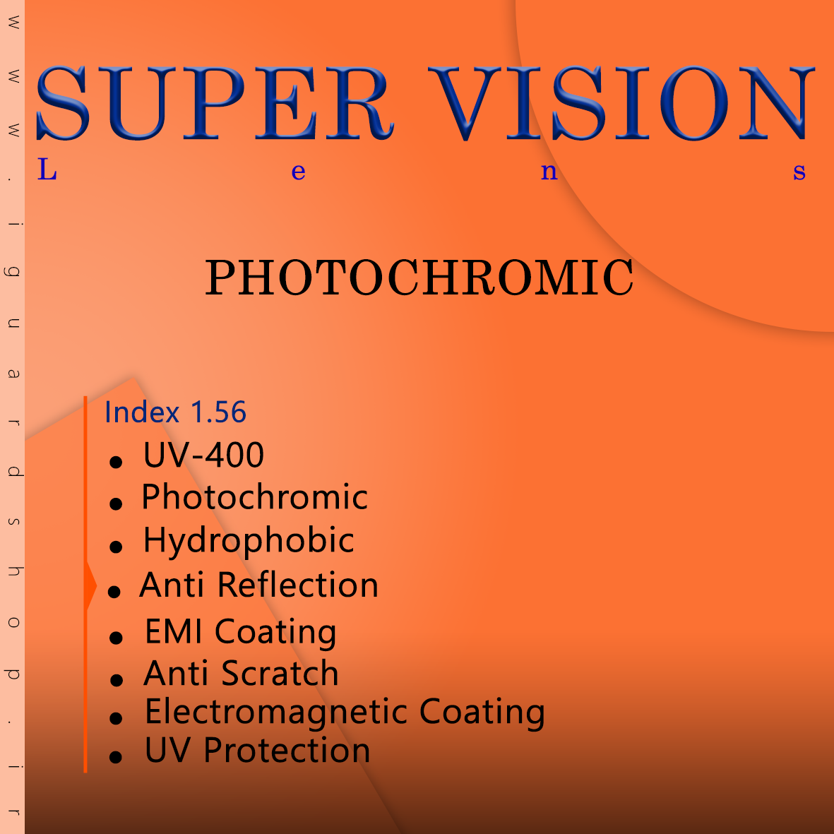 Super Vision فتوکرومیک 1.56