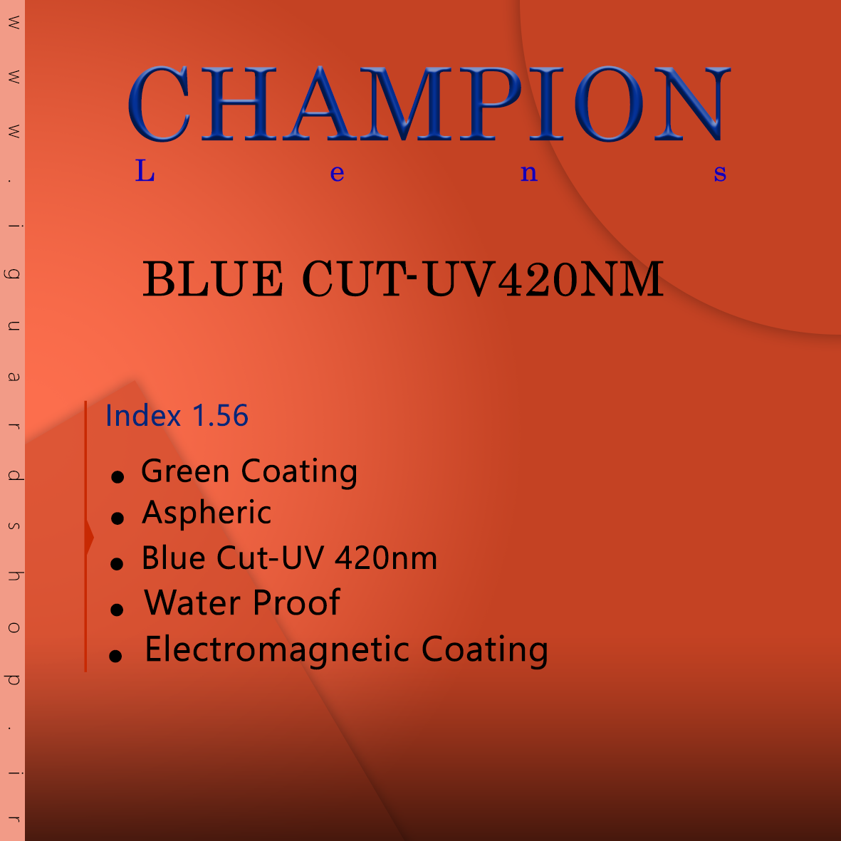 Champion بلوکات UV420 1.56